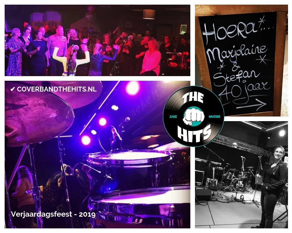 Coverband The Hits op leuk verjaardagsfeest Noord-Holland