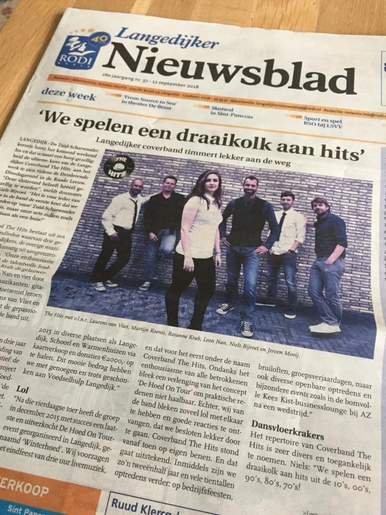 goede kermisband noord holland Coverband The Hits