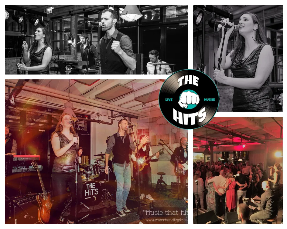 Coverband The Hits live op een trouwfeest