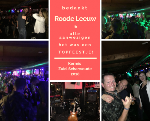 Mark, eigenaar De Roode Leeuw — slotfeest Kermis Zuid-Scharwoude (sept 2018)