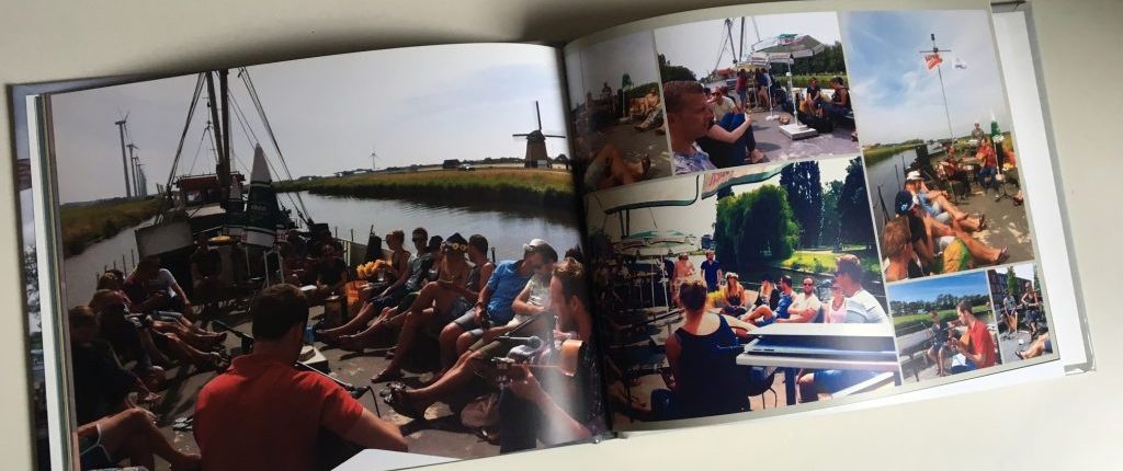 Op de boot van De Hoed On Tour in Noord-Holland 2015